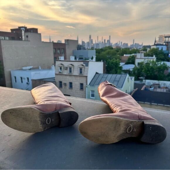 Lavorazione Antigiana brown leather riding boots size 6 shabby chic cottagecore​ - Picture 6 of 6